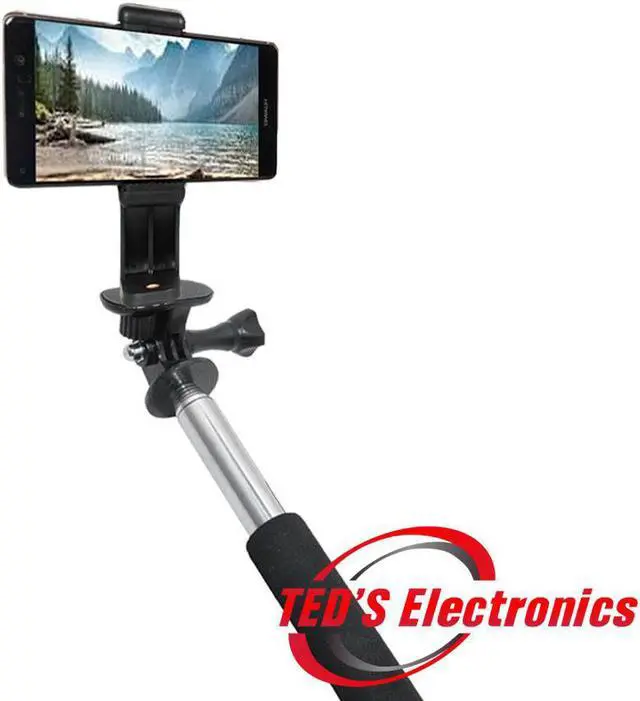 Main image of Selfie Stick, Extendable Selfie Stick with Built-in Shutter Release, 360° Rotate Phone Mount