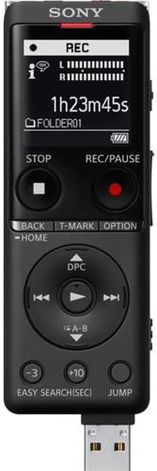 Alt view image 4 of 20 - Sony ICD-UX570 - Voice recorder - 4 GB - black
