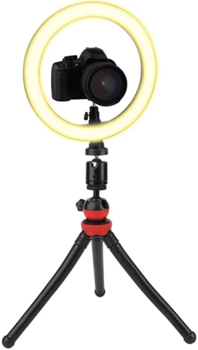 Alt view image 2 of 14 - Vivitar ROUND LED LIGHT 10"