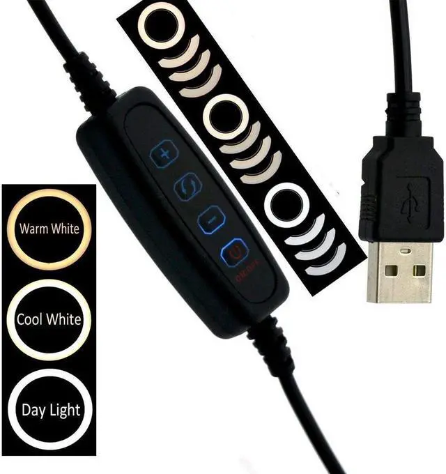 Alt view image 5 of 14 - Vivitar ROUND LED LIGHT 10"