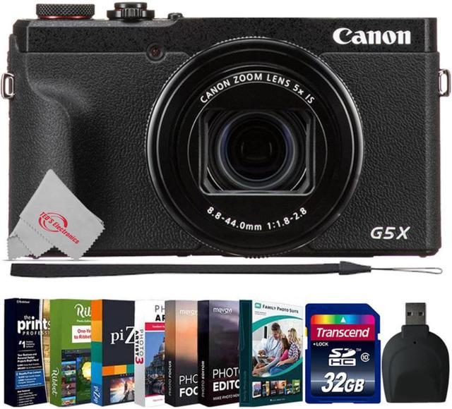 Canon PowerShot G5 X Mark II Digital Camera with Photo and Editing