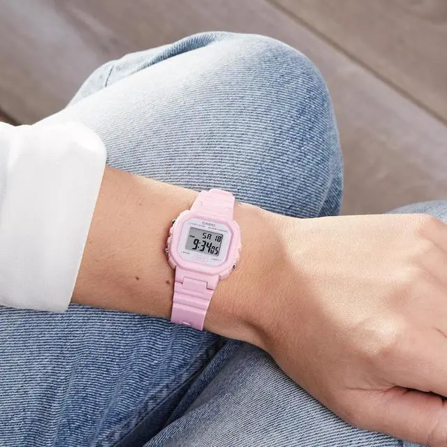 Alt view image 8 of 16 - CASIO LA20WH-4A1 Ladies Color Digital Watch Pnk
