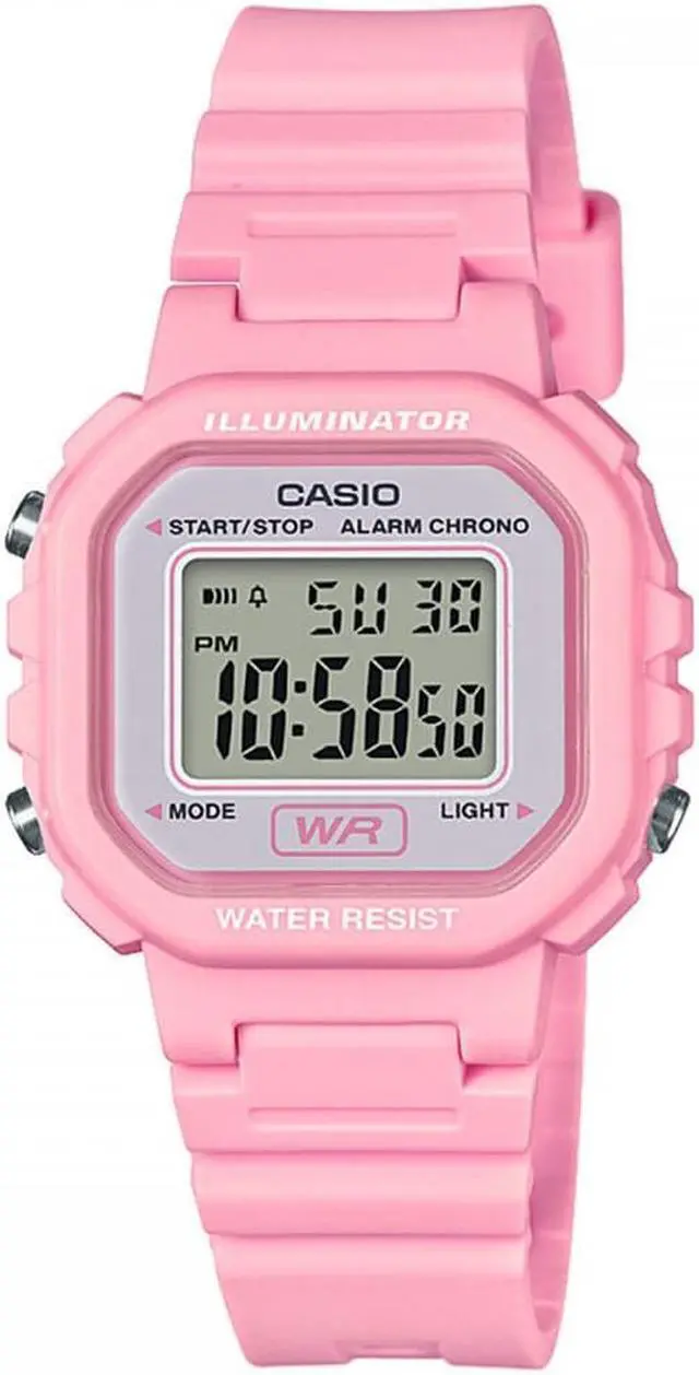 Alt view image 7 of 16 - CASIO LA20WH-4A1 Ladies Color Digital Watch Pnk