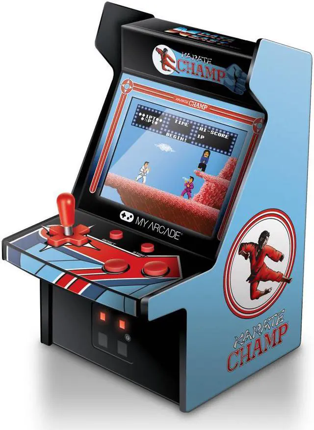 Alt view image 10 of 14 - DREAMGEAR DG-DGUNL-3204 6IN RETRO KARATE CHAMP MICRO ARCADE