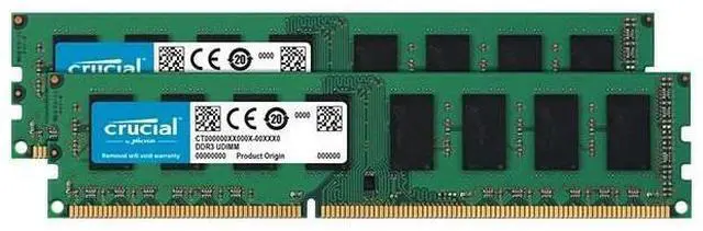 Alt view image 4 of 11 - Crucial 16GB Kit (2 x 8GB) DDR3L-1866 UDIMM