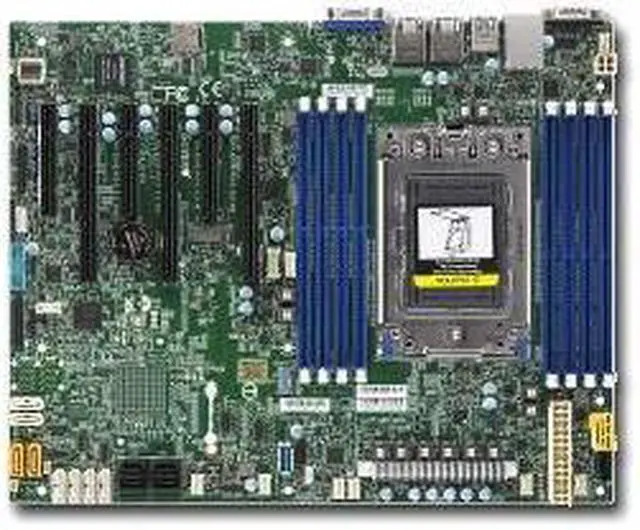 Alt view image 4 of 14 - SuperMicro MBD+H11SSL-i-B ATX Server Motherboard EPYC 7000-series - Bulk packaging -