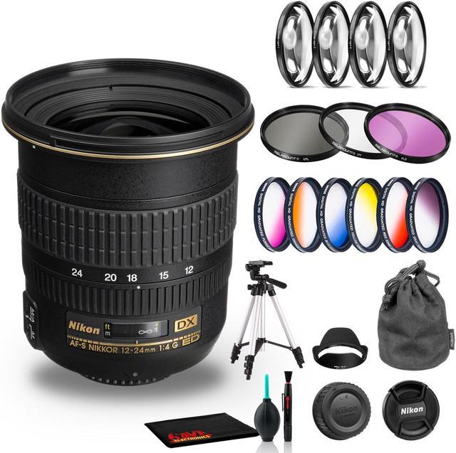 Nikon AF-S DX Zoom-NIKKOR 12-24mm f/4G IF-ED Lens Includes Filter