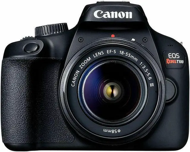 Main image of Canon EOS Rebel T100 DSLR Camera w/EF-S 18-55mm f/3.5-5.6 DC Lens (Intl Model)