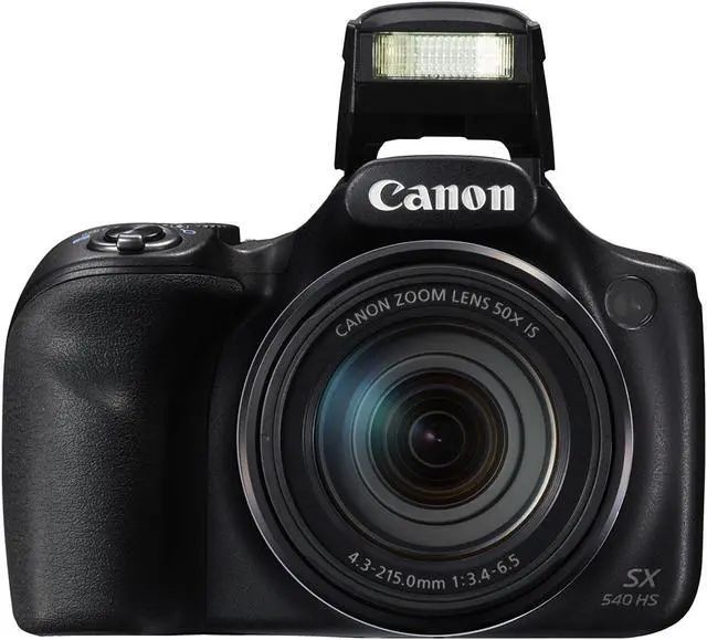 Alt view image 4 of 4 - Canon PowerShot SX540 Digital Camera w/ 50x Optical Zoom - Wi-Fi & NFC Enabled (Black)