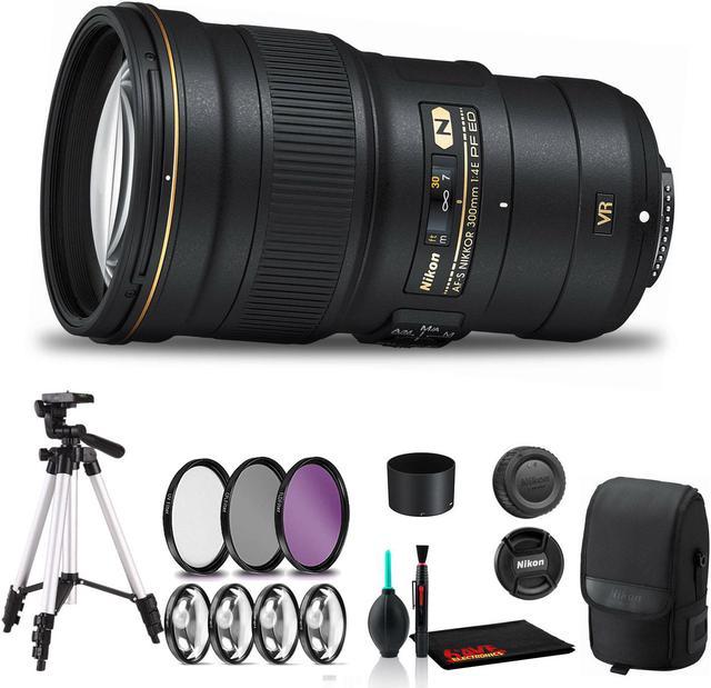 Nikon AF-S NIKKOR 300mm f/4E PF ED VR Lens Includes Filter Kits