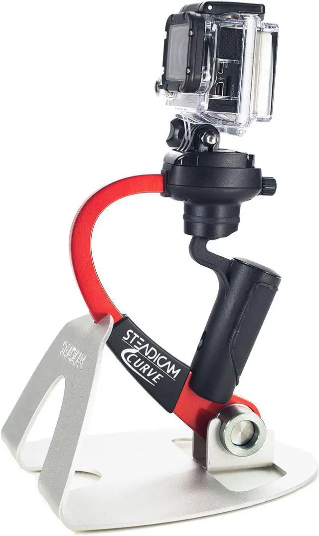 Main image of Steadicam Curve-BK Handheld Video Stabilizer and Grip for GoPro Hero Cameras 3, 4 Black & Hero 5 (Red)