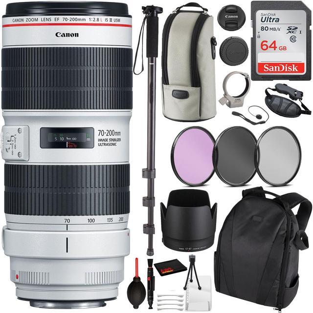 Canon EF 70-200mm f/2.8L IS III USM Lens (3044C002) Essential
