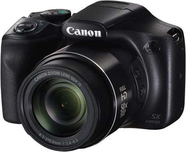 Alt view image 3 of 4 - Canon PowerShot SX540 Digital Camera w/ 50x Optical Zoom - Wi-Fi & NFC Enabled (Black)