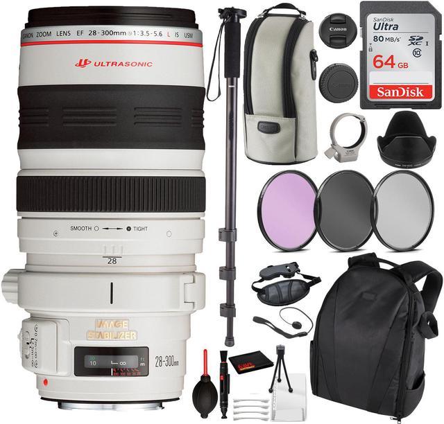 Canon EF 28-300mm f/3.5-5.6L IS USM Lens (9322A002) Essential