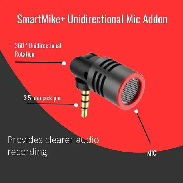 Alt view image 4 of 6 - SabineTek SmartMike+ PRO Bundle True Wireless Stereo Mic for Content Creators - Black