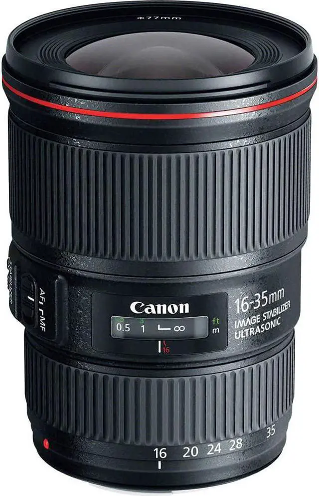 Main image of Canon EF 16-35mm f/4L IS USM Lens (9518B002) Essential Bundle Kit for Canon EOS - International Model No Warranty