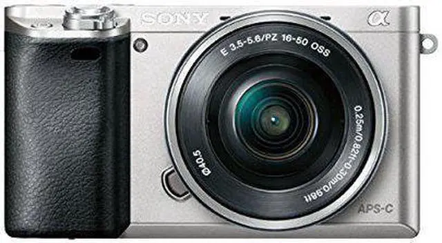 Alt view image 2 of 4 - Sony Alpha a6000 Mirrorless Digital Camera with 16-50 mm Lens 24.3MP (Silver) (Renewed)