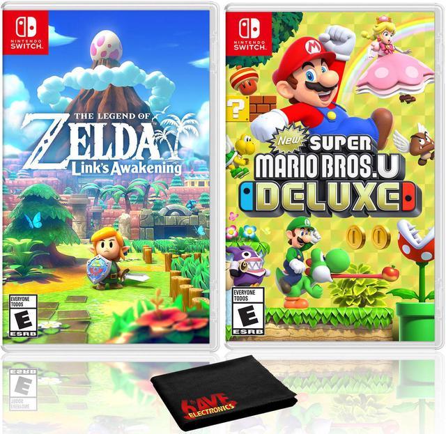 The Legend of Zelda: Links Awakening + New Super Mario Bros. U Deluxe - 2  Game Bundle - Nintendo Switch