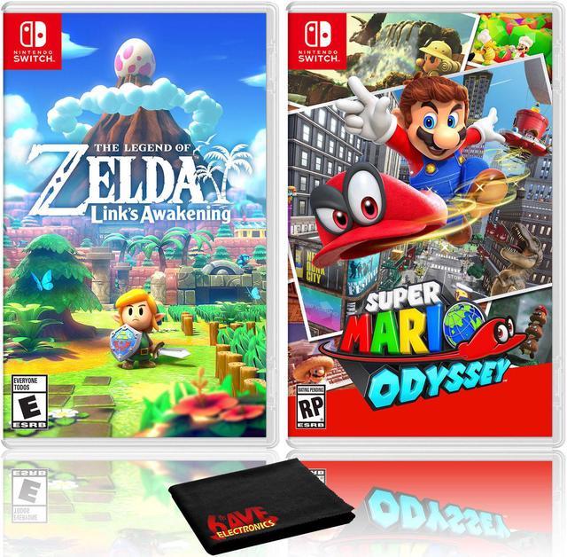 The Legend of Zelda: Links Awakening + Super Mario Odyssey - 2 Game Bundle  - Nintendo Switch