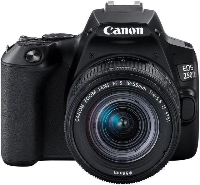 Alt view image 3 of 4 - Canon EOS 250D (Rebel SL3) DSLR Camera w/ 18-55mm IS STM Lens (International Model)