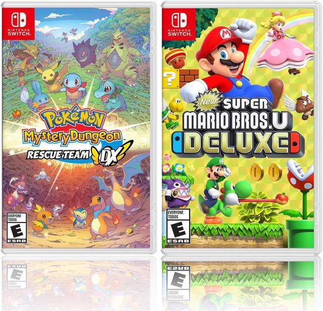 New Super Pokémon Team Bros. Deluxe U Nintendo Rescue Bundle Dungeon: with DX Mystery Mario