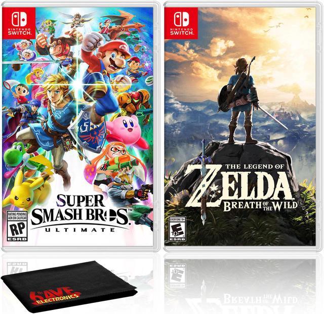 Nintendo Super Smash Bros. Ultimate Bundle with The Legend of Zelda: Breath  of the Wild 