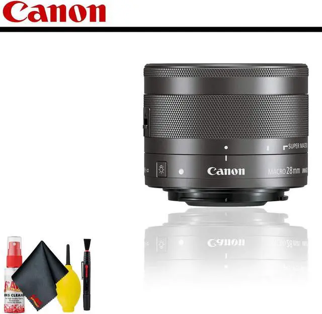 Main image of Canon EF-M 28mm f/3.5 Macro IS STM Lens With Cleaning Kit