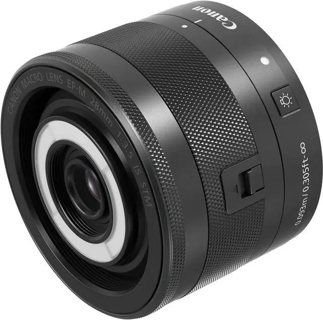 Alt view image 3 of 4 - Canon EF-M 28mm f/3.5 Macro IS STM Lens With Cleaning Kit