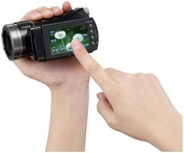 Alt view image 4 of 4 - Sony HDR-CX7 AVCHD 6.1MP High Definition Flash Memory Camcorder with 10x Optical Zoom (Discontinued by Manufacturer) (Re