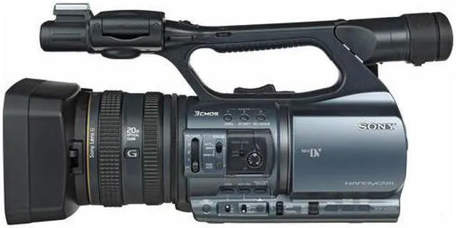 Alt view image 2 of 4 - Sony Handycam DCR-VX2200E Camcorder Black PAL