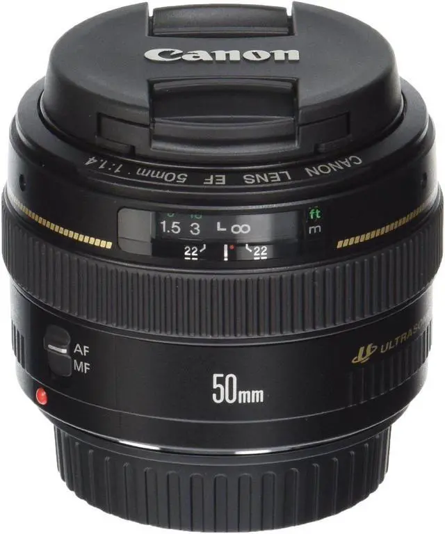 Main image of Canon EF 50mm f/1.4 USM Standard & Medium Telephoto Lens for Canon SLR Cameras - Fixed