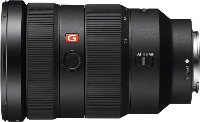 Alt view image 18 of 18 - Sony - 24 mm to 70 mm - f/2.8 - Zoom Lens for Sony E - Designed for Camera - 82 mm Attachment - 0.24x Magnification - 2.9x Optical Zoom - 5.4"Length - 3.4"Diameter