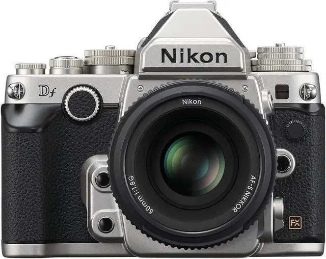 Main image of Nikon Df 16.2 MP CMOS FX-Format Digital SLR Camera with AF-S NIKKOR 50mm f/1.8G Special Edition Lens (Silver)