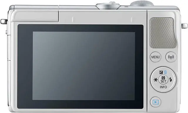 Alt view image 2 of 4 - Canon EOS M100 Mirrorless Camera w/15-45mm Lens - Wi-Fi, Bluetooth, and NFC Enabled (White) (Renewed)