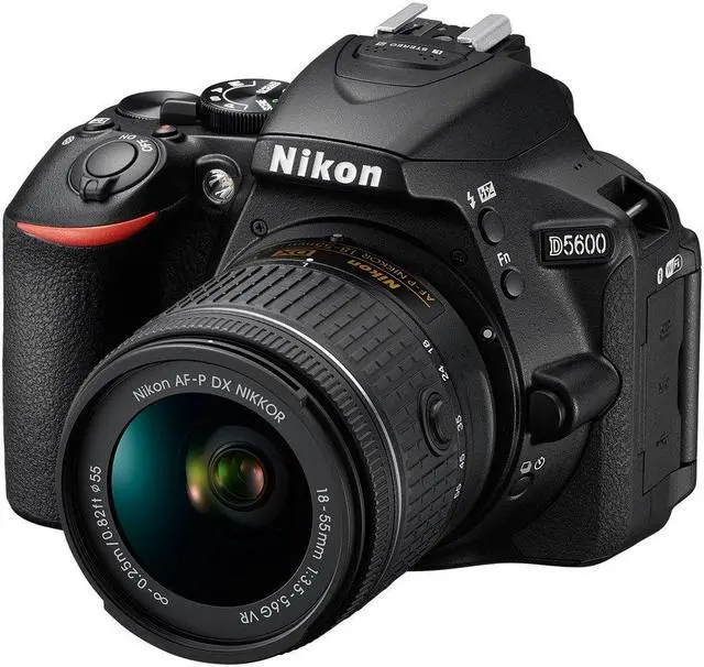 Alt view image 2 of 4 - Nikon D5600 Digital SLR Camera & 18-55mm VR DX AF-P Lens - (Renewed)