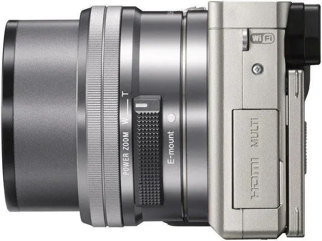 Alt view image 4 of 4 - Sony Alpha a6000 Mirrorless Digital Camera with 16-50 mm Lens 24.3MP (Silver) (Renewed)