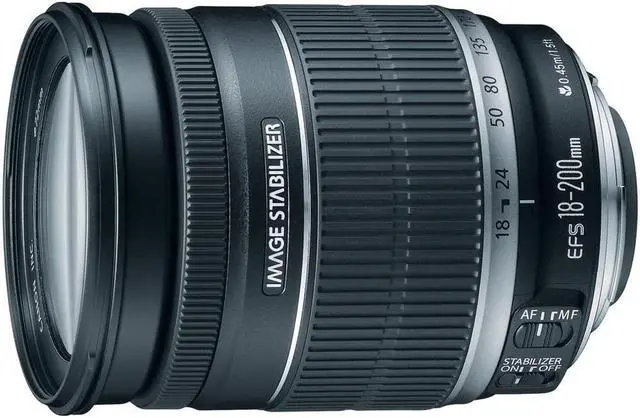 Main image of Canon EF-S 18-200mm f/3.5-5.6 IS Standard Zoom Lens (Renewed)