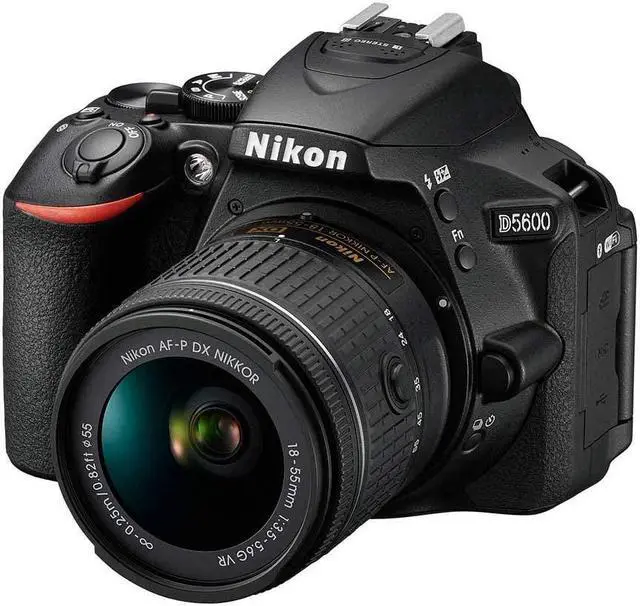 Main image of Nikon D5600 DSLR with 18-55mm f/3.5-5.6G VR and 70-300mm f/4.5-6.3G ED (Renewed)