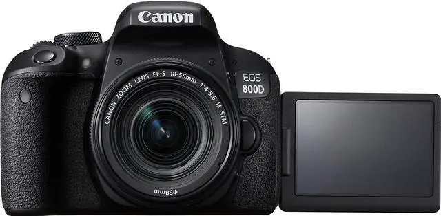 Alt view image 6 of 8 - Canon EOS 800D / Rebel T7i DSLR Camera with 18-55mm Lens + Creative Filter Set, EOS Camera Bag + Sandisk Ultra 64GB Card + 6AVE Electronics Cleaning Set, And More (International Model)