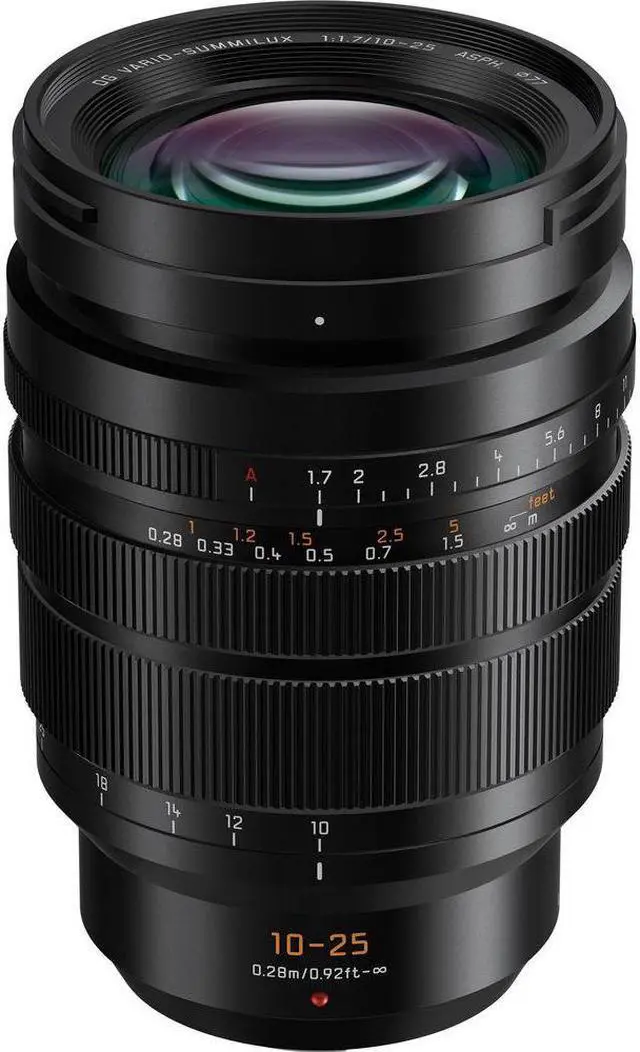 Alt view image 12 of 20 - Panasonic Leica DG Vario-Summilux 10-25mm f/1.7 ASPH Zoom Camera Lens - Micro Fo