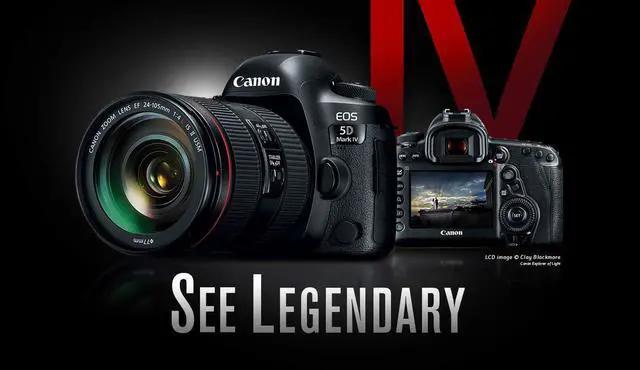 Alt view image 4 of 4 - Canon EOS 5D Mark IV DSLR Camera with 24-70mm f/4L Lens (International Version) - Wireless Microphone System for Vlog an