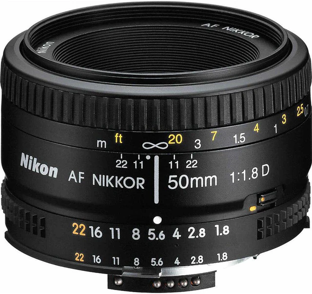 Alt view image 5 of 7 - Nikon 2137 50mm f/1.8D Auto Focus Nikkor Lens for Nikon Digital SLR Cameras (Renewed)