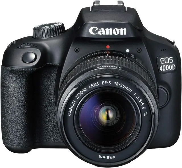Main image of Canon EOS 4000D DSLR Camera EF-S 18-55 mm f/3.5-5.6 III Lens Renewed