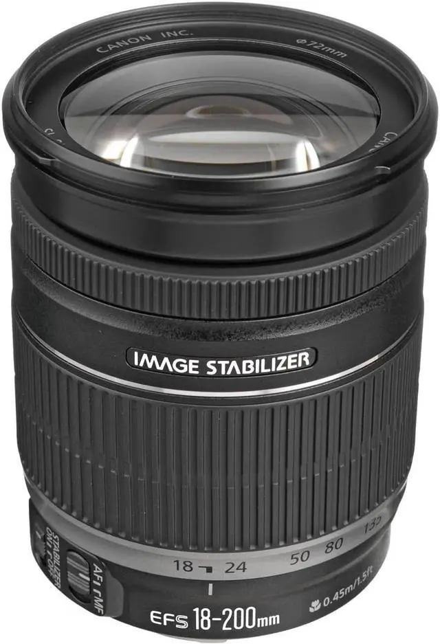 Alt view image 2 of 2 - Canon EF-S 18-200mm f/3.5-5.6 IS Standard Zoom Lens (Renewed)