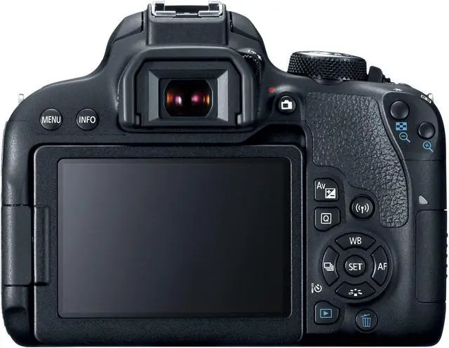 Alt view image 3 of 4 - Canon EOS Rebel T7i DSLR Camera with 18-55mm Lens - Black (Renewed)