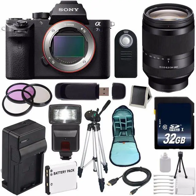 Main image of Sony Alpha a7S II Mirrorless Digital Camera Professional Bundle