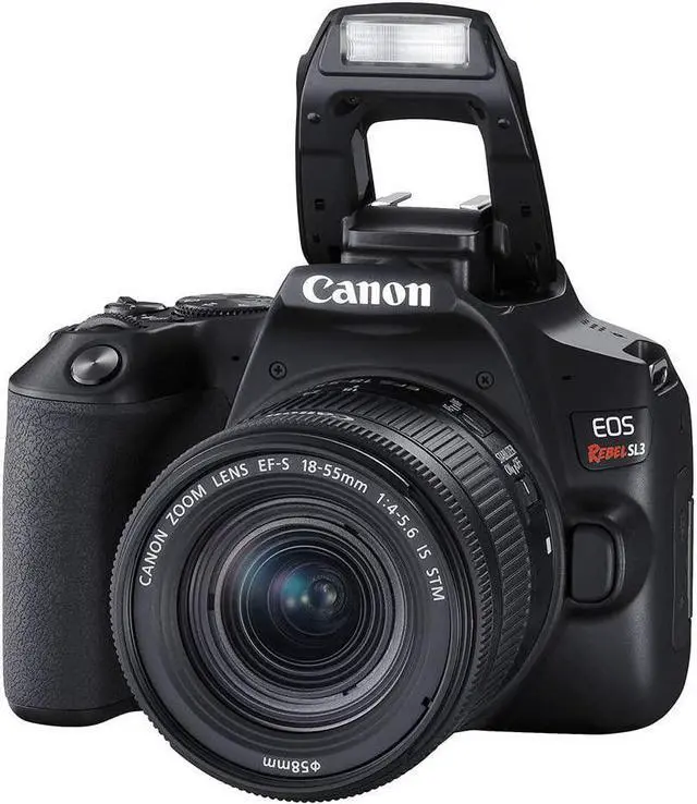 Alt view image 3 of 4 - Canon Rebel SL3 with 18-55mm Lens Black (Renewed)