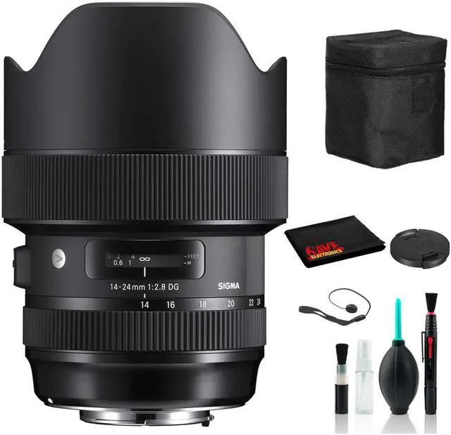 Main image of Sigma 14-24mm f/2.8 DG HSM Art Lens for Nikon F with Bundle: Deluxe Lens Cleaning Kit + More