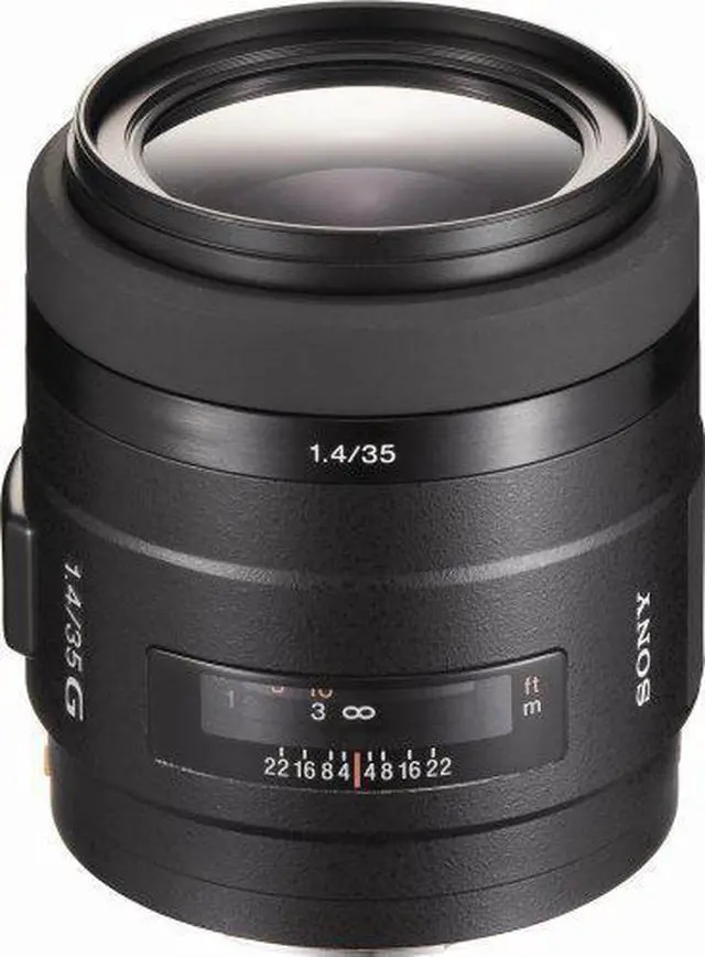 Main image of Sony Sal-35F14G 35mm F/1.4 Aspherical G Series Standard Lens for Alpha Digital SLR Camera (Renewed)