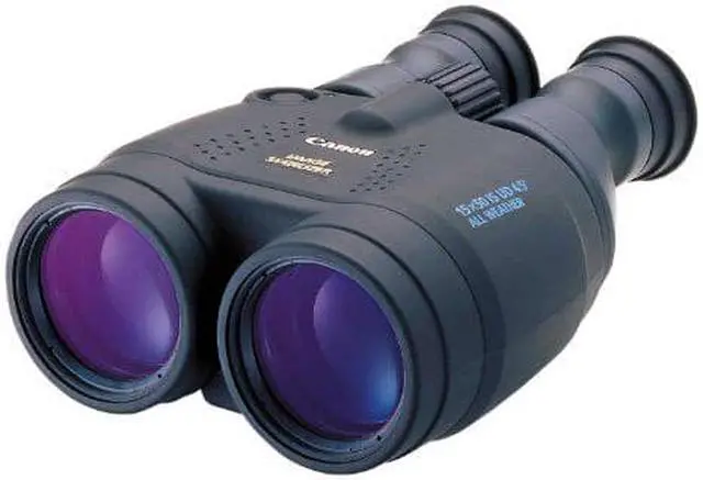 Alt view image 3 of 3 - Canon 15 X 50 Image Stabilising All Weather Binoculars with Neck Strap & Case